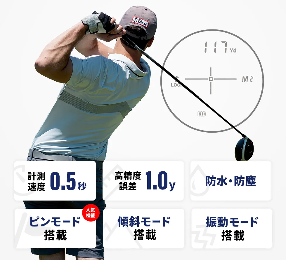Mini+m(ミニプラスエム)｜ゴルフ距離計ならTecTecTec!(テックテックテック)